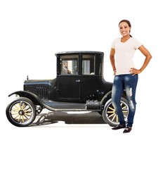 Cardboard People Classic Car Life Size Cardboard Cutout Standup One Size