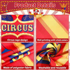 Circus Party Decorations Carnival Cage Shaped Photo Backdrop Circus Photo Booth