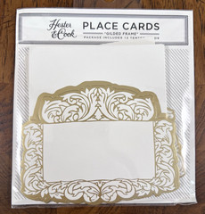11 Packs Hester & Cook 12 Name Place Cards Die Cut Gilded Frame HC065 132 Total