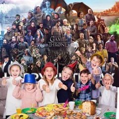 Game of Thrones Birthday Party Supplies Backdrop Banner Poster Vinyl 7x5ft 5x3ft