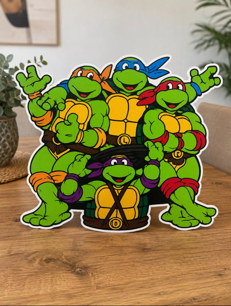 Teenage Mutant Ninja Turtle prop, centerpiece 2ft, Party decor