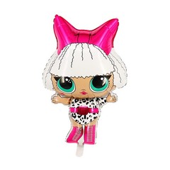 LOL Surprise Doll 8th Birthday Party Balloons Pink Foil Number Set