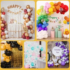 50 PCS Reusable Balloon Clips, Plastic Balloon Arch Connectors Balloon Garlan…