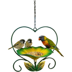 Robust Heart Shaped Bird Feeder Built for Durability and Visual Appeal