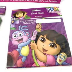 Dora The Explorer 8 Child Birthday Party Set Up 6 Items New Pacs