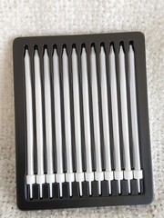 Perl White Cake Candles Long Thin Cake Candles Topper 24 Pack