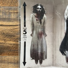 Scene Setters Scary Ghosts Skeletons Halloween 5ft Wall Door Decoration x 2