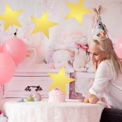 20 PCS Paper Stars Gold Star Cutouts 11 Inch Double Printed Foil Confetti Dec