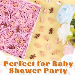 120 Mini Plastic Babies – 1 Inch Tiny Figurines for Baby Shower Games, 120 Piece