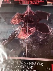 STRANGER THINGS Scene Setter Halloween Wall Backdrop Party Decoration Demogorgon