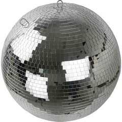 FX LAB Silver Mirror Ball 100mm Lightweight Perfect for Parties