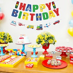 Birthday Decorations Baby Shower Unique Party Supplies Set for Kids Girls Adult