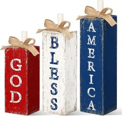 Durable Patriotic 3-Pc Table Decorations for 250th Anniversary Celebrations