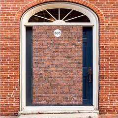 Brick Wall Backdrop,78.7″x 49.2″ Inch Door Curtain, Wizard Birthday Party Sup…