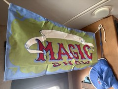 Pottery Barn Kids Magic Show Party Banner Set 3 Pc Cotton Photo Booth Face Paint