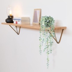 Fake Hanging Plant Eucalyptus Artificial Faux Plants Indoor Small Wall Green