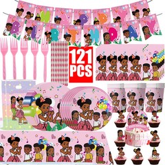 Hot TV Gracie Corner Theme Birthday Party Cake Topper Decoration Paper Tableware