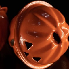 20Pcs 4cm 1.6″ DIY Halloween Pumpkin Head Bells Tree Decorations Hanging Decor