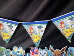 Pokemon Birthday Party Decorations Pikachu Charmander New Banner Plates