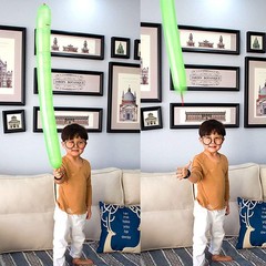100pcs Rocket Balloons with Two Air Pump Colorful Giant Rocket Balloons for P…