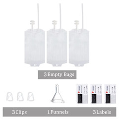 350Ml Halloween Blood Bags for Drinks,Blood Bags of Vampire,Energy Drink Bags,Dr
