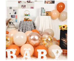 High Quality Baloons 50pcs Orange and Apricot Balloons, 12 Inch Party Baloons .