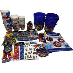 WWE Huge Party Supplies Lot John Cena The Rock CM Punk Sheamus Rey Mysterio Cups