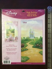 DISNEY PRINCESS Party wall BACKDROP Cinderella Princess Fairytale Castle