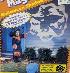 Vintage 90’s Halloween Shadow Projector In/Outdoor Prop Spooky Decor SunHill USA