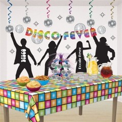 Disco Ball Cascade Centerpiece 18″ Foil 1970’s 70’s Tableware Party Decorations