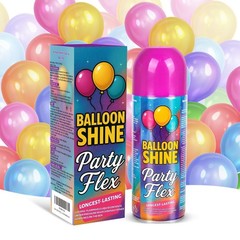 Balloon Shine Spray – 450ml High Shine Balloon Spray, Waterproof, Long-Lastin…