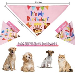 Dog birthday party decorations Dog birthday hat dog birthday banner, bandana