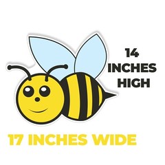 Honey Bee Yard Pathway Markers 9pcs, 17″x14″, 19411
