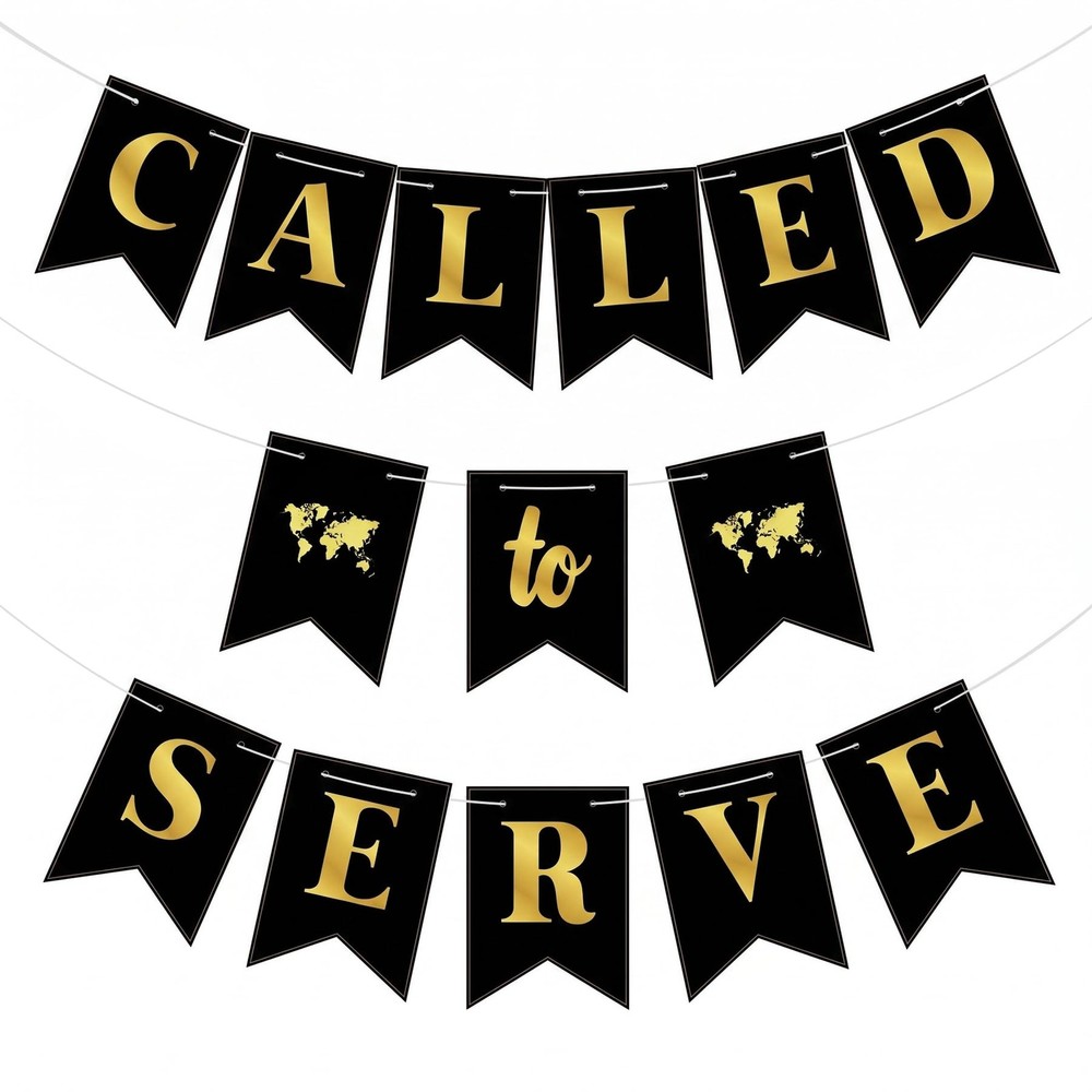 Called to Serve Banner – Back to School Decorations, Map LDS Missionary Gifts…