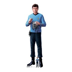 Leonard McCoy Bones Star Trek Lifesize Cardboard Cutout with Free Mini Standee