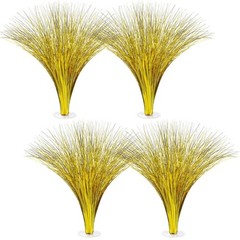 4 Pcs Plastic Metallic Spray Centerpieces for Table Decorations for Celebrati…