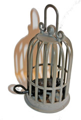 4in MINI CAGED RAT-2PACK-Fake Dead Pet Halloween Party Decoration Graveyard Prop