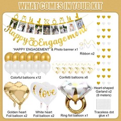 KATBUU Engagement Party Decorations – Gold