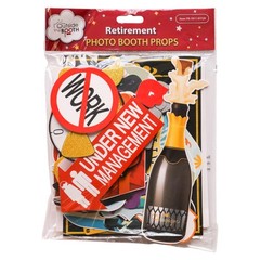 Retirement Photo Booth Props – 41-pc Photobooth Kit with 8 x 10-Inch Sign, 60…