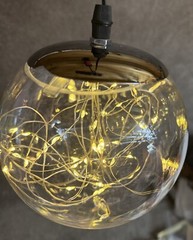Lumineo Ball Light Decoration 40 Warm White AA Battery Operated LEDs 15cm (5.9”)