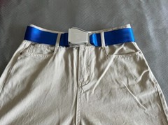 Fashion Belt With LOGO In Buckle Adjustive Lengh Max 115cm BLUE COLOR