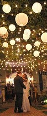 Quasimoon 10″ White Round Paper Lantern, Crisscross Ribbing, Hanging Decorati…