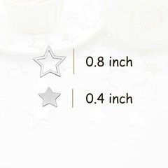 Silver Star Confetti Glitter Sprinkles Party Table Scatters PVC Five Pointed