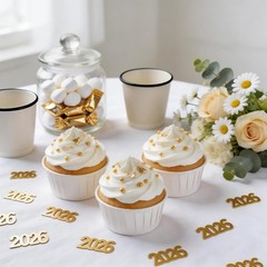 2000 PCS 2.1oz Gold Graduation Table Confetti Class Of 2026 Party Decor