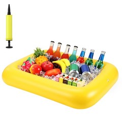 Rectangular Inflatable Serving Bar Floating Drink Holder for Pool Inflatable …