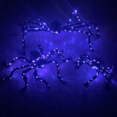 Halloween Large Spider Light Up Haunted House Prop Outdoor Indoor Party Decor ET