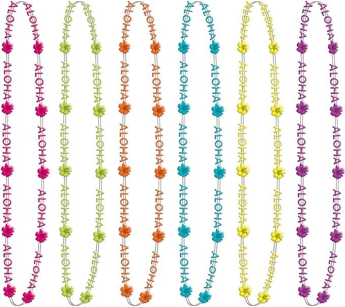 Amscan 391498 Flower with Aloha Word Bead Party