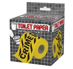 CRIME SCENE Bathroom Toilet Paper Roll – Funny GaG Prank Joke Novelty 200 Sheets