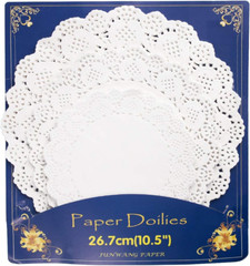 108 PCS Paper Lace Doilies Combo, Pack 36 Each 6.5″, 8.5″, 10.5″,Baked, Grilled,
