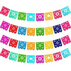 Fiesta Party Decorations Banner, Mexican Party Decorations Banner, Felt Papel…